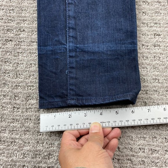 VOLCOM Riser Jeans Men 30 Dark Blue Denim Pants Slim Tapered Leg Casual Pockets - Picture 16 of 16